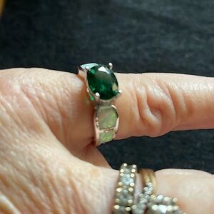 Green gemstone Ring